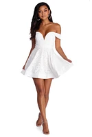 Daydream Lace Skater Dress