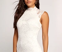 Pretty Lace Mini Dress