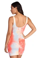 Trendsetter Tie Dye Mini Dress