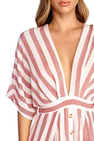 Buttoned Up Stripes Dress