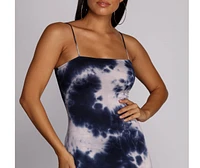 Trendy Tie Dye Maxi Dress