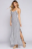 Own It Striped Maxi Dress