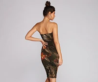 Tropic Like It's Hot Tube Dress