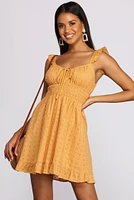 All Eyelets On Me Dress