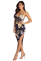 Floral Impression Maxi Dress