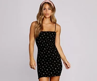 All Floral Day Mini Dress