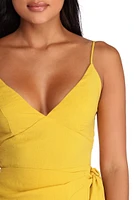 Ladies Who Brunch Wrap Midi Dress