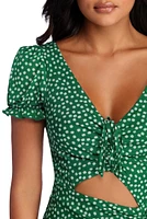 Emerald City Cutout Mini Dress