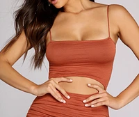 Ruched To The Maxi Dress