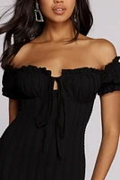 Sweet And Smocked Mini Dress