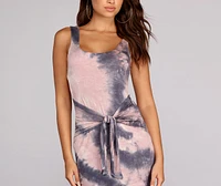 Trendsetter Tie Dye Mini Dress
