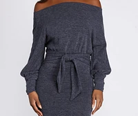 Keepin' Knit Cozy Sweater Dress