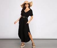 A Casual-Chic Moment Maxi Dress