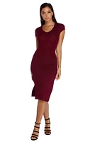 Basic Midi Shirt Dress