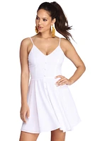 Fresh And Flirty Skater Dress