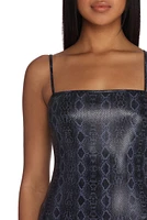 Snake Bite Midi Dress