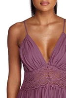 Romantically Crochet Maxi Dress