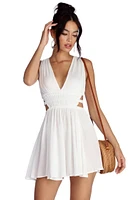 Summer Vibes Gauzy Mini Dress