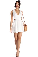 Summer Vibes Gauzy Mini Dress