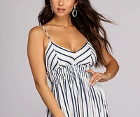 Set Sail Striped Maxi Dress