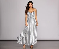 Set Sail Striped Maxi Dress
