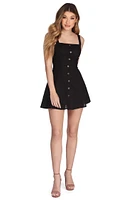 Flirty Linen Mini Dress