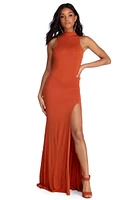 Rise Up High Slit Maxi Dress