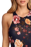 Raining Flowers Mini Dress