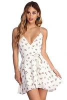 Beauty Floral Skater Dress