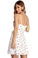 Beauty Floral Skater Dress