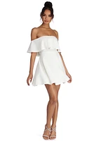 A Pop Of Style Skater Dress