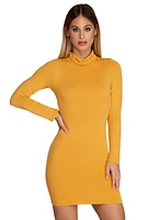 Knit To Win It Mini Dress
