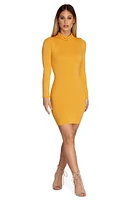 Knit To Win It Mini Dress