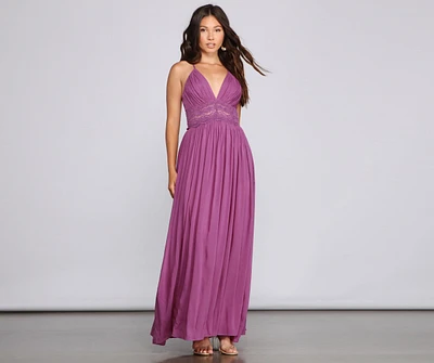Stylish Girl Summer Crochet Maxi Dress