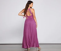 Stylish Girl Summer Crochet Maxi Dress