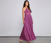 Stylish Girl Summer Crochet Maxi Dress