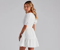 One Of A Kind A-Line Mini Dress