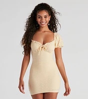 Summer Love Eyelet Mini Dress
