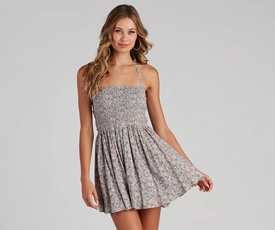 Pretty Florals Short Dress