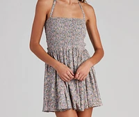 Pretty Florals Short Dress