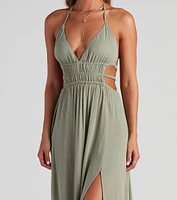 Ready Set Vacay Gauze Maxi Dress