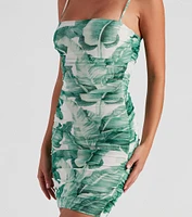Island Retreat Mesh Mini Dress