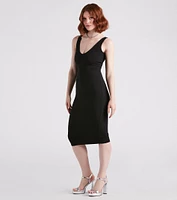 Chic Everyday Style Midi Dress