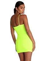 Mesmerize Mesh Mini Dress