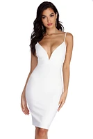 Get The Ponte Midi Dress