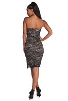 Sweet Lace Midi Dress