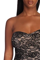 Sweet Lace Midi Dress