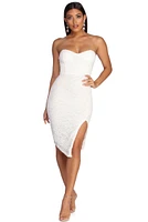 Sweet Lace Midi Dress