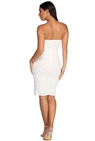 Sweet Lace Midi Dress