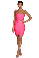 Curves Ahead Neon Mini Dress
